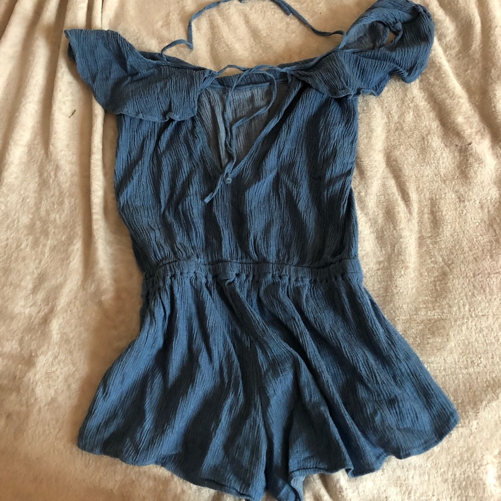 Deep v romper